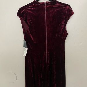 Women’s Velvet Maroon Dress